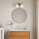 Kimorra 2 Light 15.25 inch Vintage Brass Vanity Light Wall Light